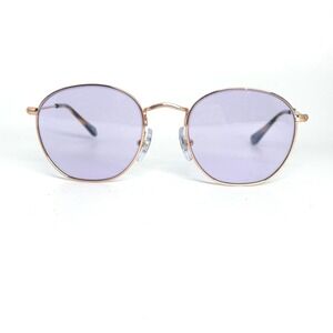 Ray-Ban RB‎ 9572V 4089 48-19 130 Rose Gold Purple Round Eyeglasses Kids Juniors